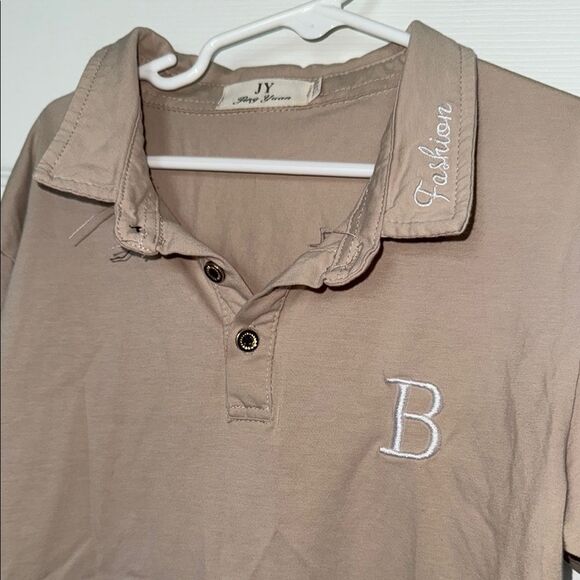 Boys short sleeves polo style ‘B’ initials tee NWOT - Picture 2 of 7